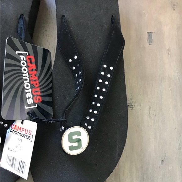 NWT Michigan State Flip Flops - Picture 6 of 6